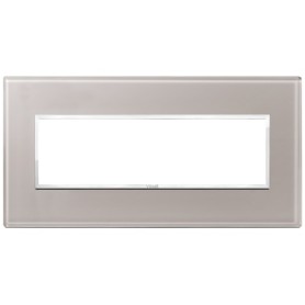 Placca 7M grigio perla Vimar Eikon Evo 21657.73