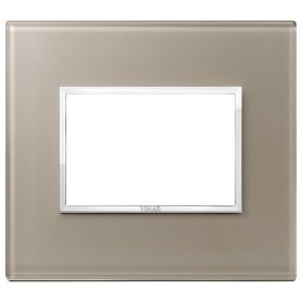 Placca 3M opale bruno Vimar Eikon Evo 21653.74