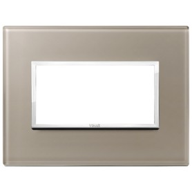 Placca 4M opale bruno Vimar Eikon Evo 21654.74