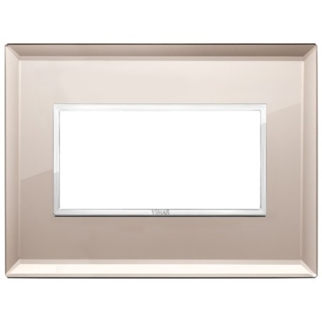 Placca 4M specchio bronzato Vimar Eikon Evo 21654.75 Placca 4M specchio bronzato Vimar Eikon Evo 21654.75