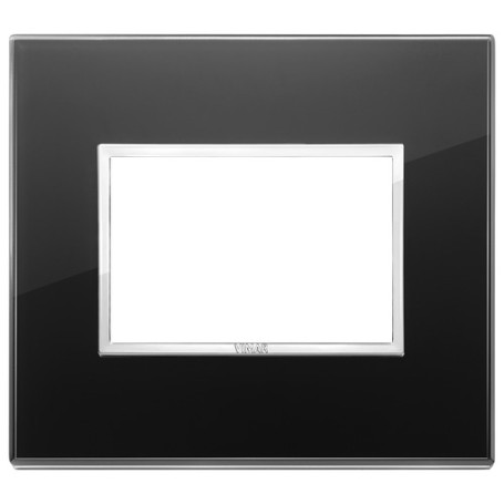 Placca 3M nero diamante Vimar Eikon Evo 21653.76
