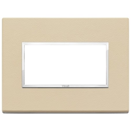 Placca 4M crema Vimar Eikon Evo 21654.21 Placca 4M crema Vimar Eikon Evo 21654.21