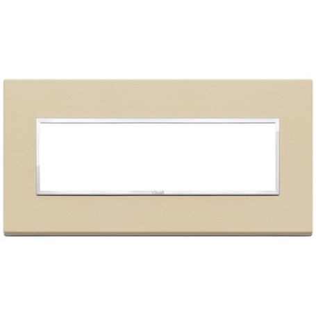 Placca 7M crema Vimar Eikon Evo 21657.21 Placca 7M crema Vimar Eikon Evo 21657.21
