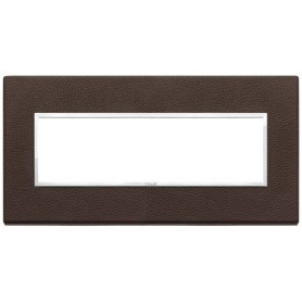 Placca 7M tabacco Vimar Eikon Evo 21657.22