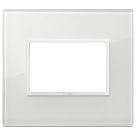 Placca 3M bianco totale diamante Vimar Eikon Evo 21653.87