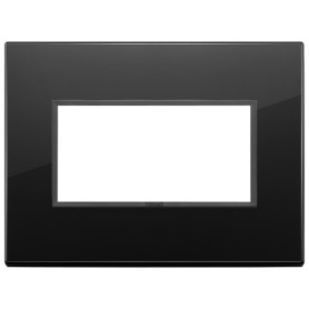 Placca 4M nero totale diamante Vimar Eikon Evo 21654.88
