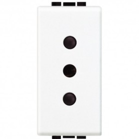 Presa 2P + T 10A 250V Bianco Living Light N4113