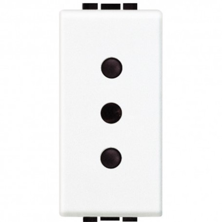 Presa 2P + T 10A 250V Bianco Living Light N4113 Presa 2P + T 10A 250V Bianco Living Light N4113