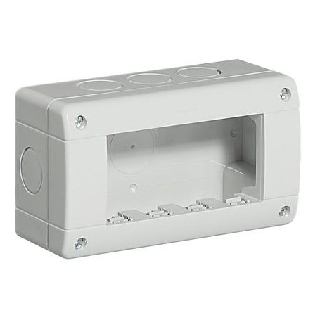 Contenitore da parete Idrobox 4P per Living Bticino 24404 Contenitore da parete Idrobox 4P per Living Bticino 24404