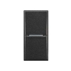 Interruttore 1P 10A 1m nero Bticino Axolute HS4001N