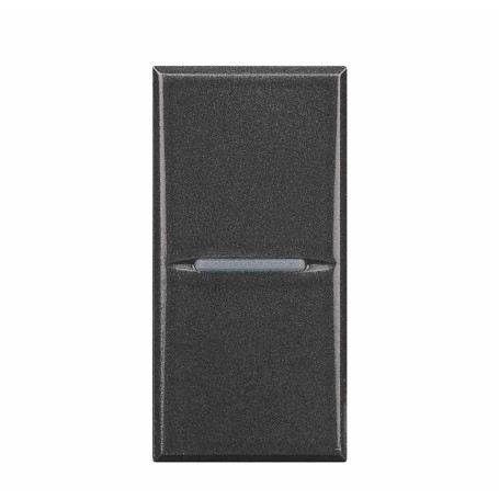 Deviatore 1P 10A 1m nero Bticino Axolute HS4003N