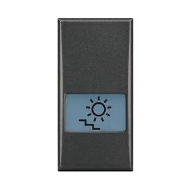 Tasto serigraf 'luce scale' 1 mod nero Bticino Axolute HS4921LB