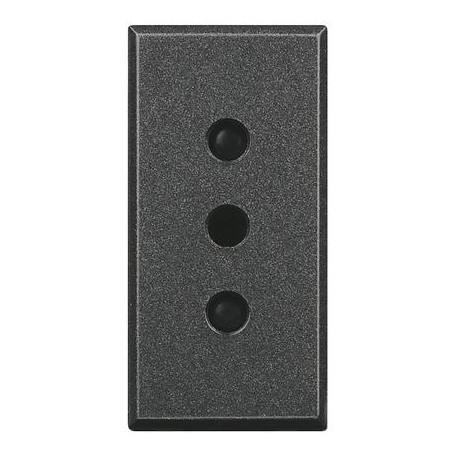 Presa 2P+T 10A 250V nero Bticino Axolute HS4113 Presa 2P+T 10A 250V nero Bticino Axolute HS4113
