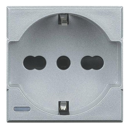 Presa std tedesco/italiano tech Bticino Axolute HC4140/16 Presa std tedesco/italiano tech Bticino Axolute HC4140/16