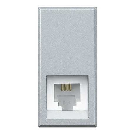 Connettore RJ11 tipo K10 tech Bticino Axolute HC4258/11N Connettore RJ11 tipo K10 tech Bticino Axolute HC4258/11N