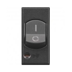 Magnetotermico 1P+N 10A 3kA nero Bticino Axolute HS4301/10