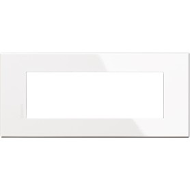 Placca 6M bianco Bticino Axolute Air HW4806HD