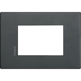 Placca 3M antracite eclipse Bticino Axolute Air HW4803XN