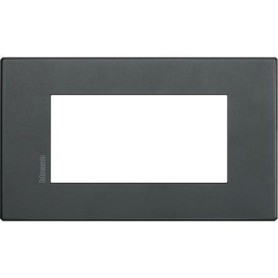 Placca 4M antracite eclipse Bticino Axolute Air HW4804XN