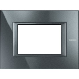 Placca Classic 3M antracite Bticino Axolute HA4803HS