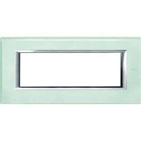 Placca Classic 6M vetro Kristall Bticino Axolute HA4806VKA