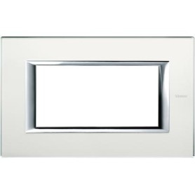 Placca Classic 4M specchio acidato Bticino Axolute HA4804VSA