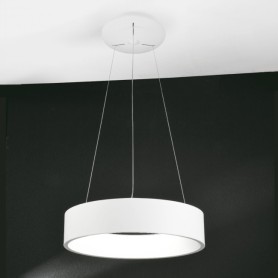 Lampadario a sospensione circolare Led27W in metallo moderno SL800/45WH