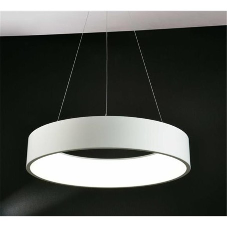 Lampadario a sospensione circolare Led36W in metallo moderno SL800/60WH Lampadario a sospensione circolare Led36W in metallo moderno SL800/60WH