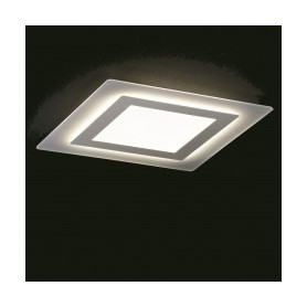 Plafoniera quadrata soffitto a Led45W Oblio CL4500/45WH