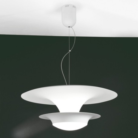 Lampadario a sospensione Led40W Lem Led SL610/65WH Lampadario a sospensione Led40W Lem Led SL610/65WH