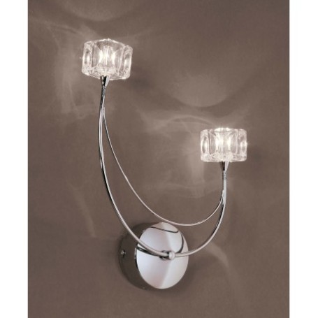 Lampada da parete Vertigo in metallo moderno MW-0666/2 Lampada da parete Vertigo in metallo moderno MW-0666/2