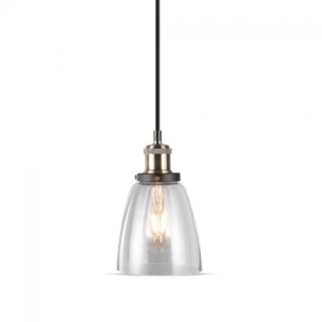 Lampadario per Esterno Vintage VT-7140 Transparent Glass V-Tac 3735