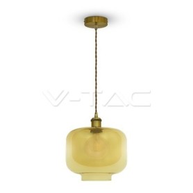 Lampadario per Esterno VT-7320 Amber Glass V-Tac 3740