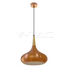 Lampadario per Esterno VT-7340 con portalampada rosso bronzo V-Tac 3817