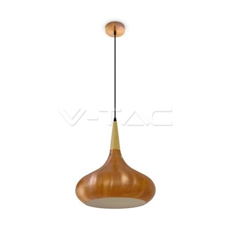 Lampadario per Esterno VT-7340 con portalampada rosso bronzo V-Tac 3817