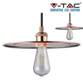 Lampadario per Esterno VT-7777 con portalampada rosa/oro V-Tac 3751