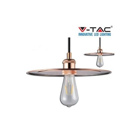 Lampadario per Esterno VT-7777 con portalampada rosa/oro V-Tac 3751