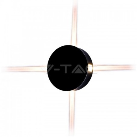 Lampada da muro Led 4W per esterno VT-706 Nero IP65 V-Tac 8216