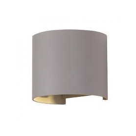 Lampada da muro Led 6W per esterno VT-756 Grigio IP65 V-Tac 7092