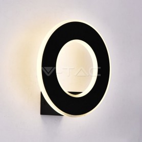 Lampada da parete a Led 9W per interno VT-710 nero IP20 V-Tac 8228