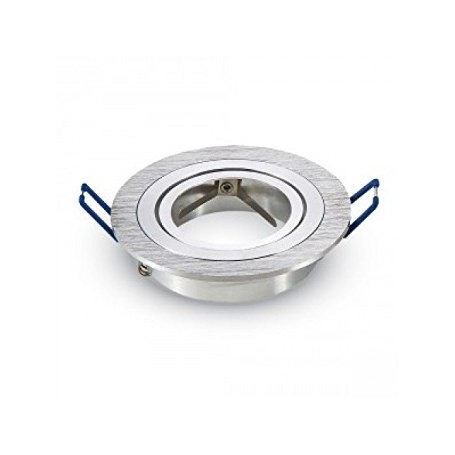 Faretto rotondo da incasso cartongesso Lucido e Spazzolato Faretto rotondo da incasso cartongesso Lucido e Spazzolato