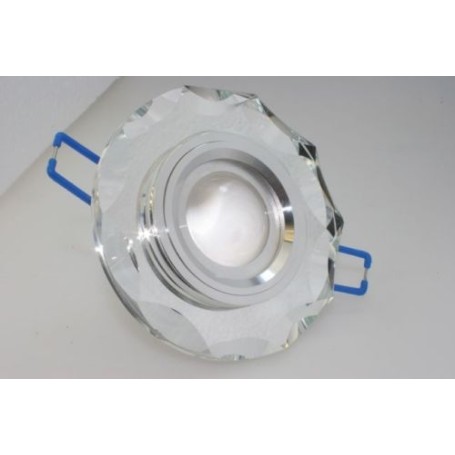 Faretto rotondo da incasso cartongesso Vetro Specchiato