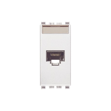 Presa RJ45 bianco Vimar Arkè Netsafe Cat5e UTP 19338.9.b