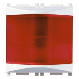 Spia prismatica Vimar Plana rosso bianco