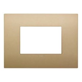 Placca Classic 3M oro SATINATO matt Vimar Arkè 19653.78