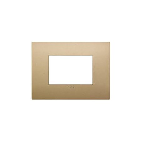 Placca Classic 3M oro SATINATO matt Vimar Arkè 19653.78 Placca Classic 3M oro SATINATO matt Vimar Arkè 19653.78
