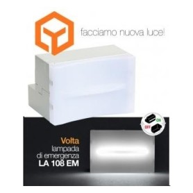 Tecnoswitch LA007EM LAMPADA EMERGENZA a Led da incasso 503 estraibile Giotto