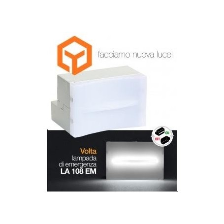 Tecnoswitch LA007EM LAMPADA EMERGENZA a Led da incasso 503 estraibile Giotto  Tecnoswitch LA007EM LAMPADA EMERGENZA a Led da incasso 503 estraibile Giotto