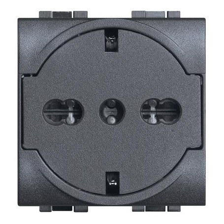 PRESA SUKO FLAT BTICINO LIVING ANTRACITE L4140/16F