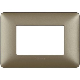 Placca Bticino Matix 3 moduli Iron